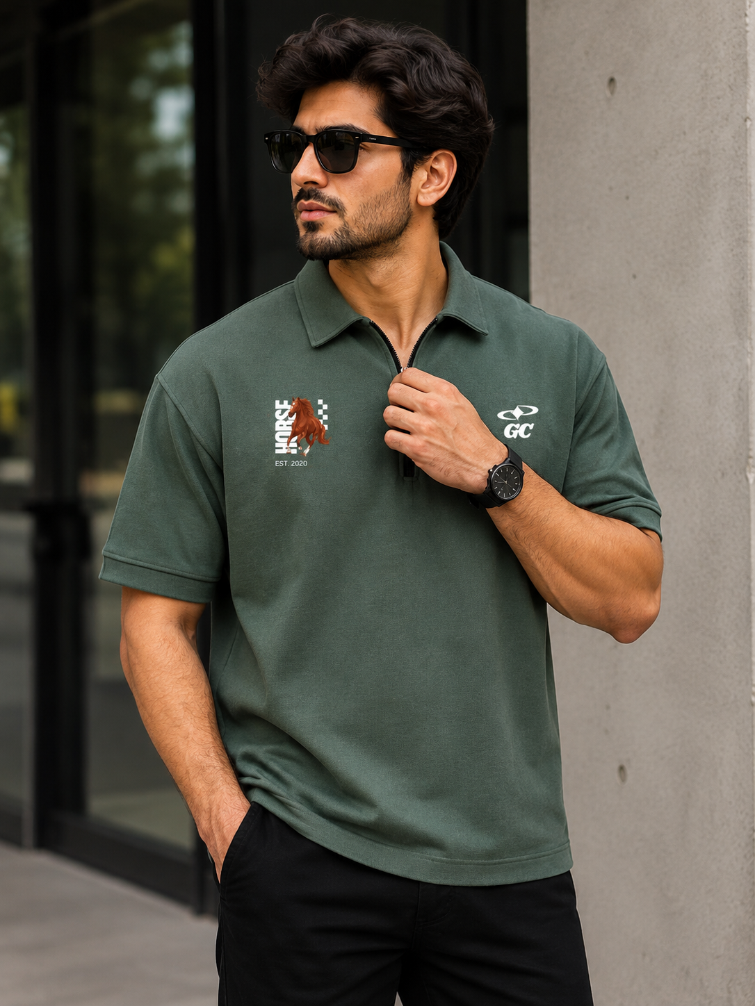 Racing Horse Polo Shirt