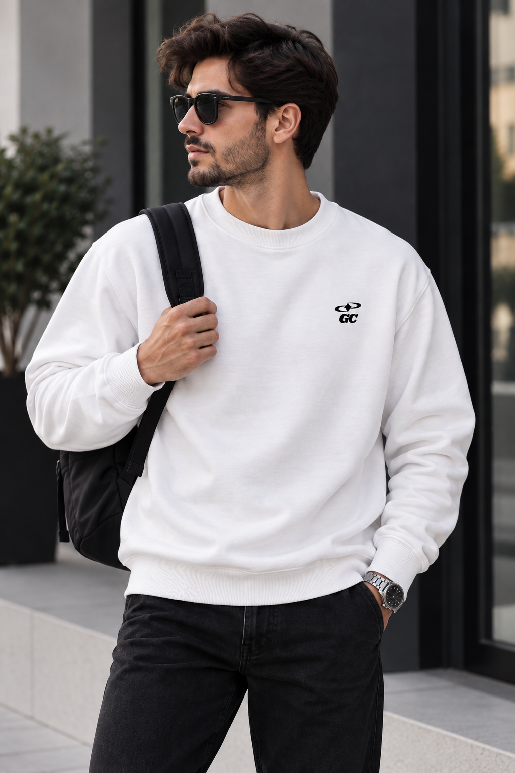 White Sweatshirt