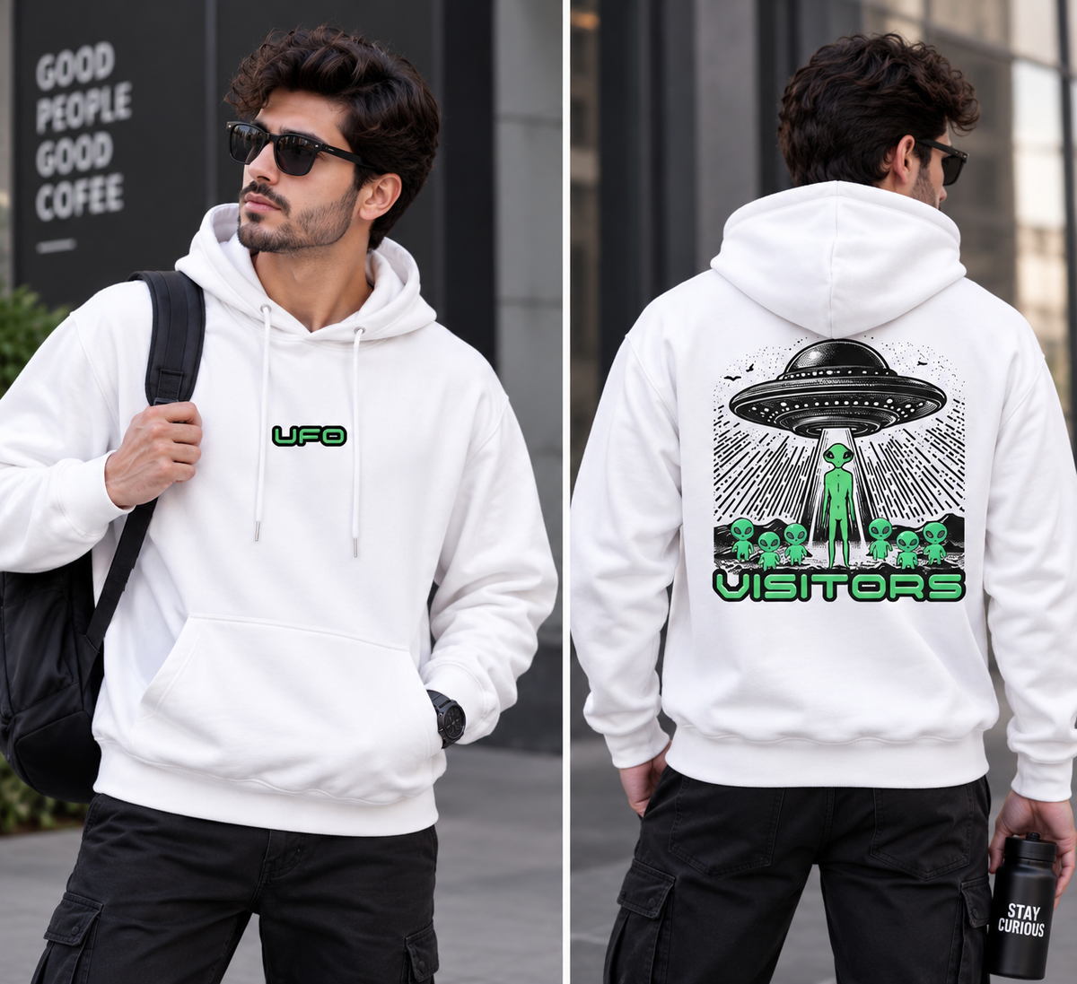 Space Visitors Hoodie