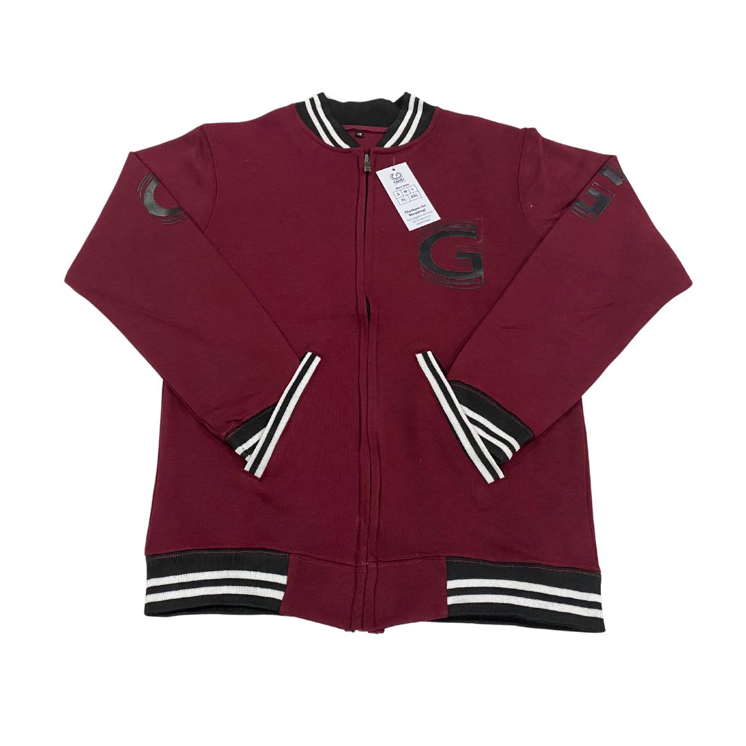 Maroon Bomber Jacket