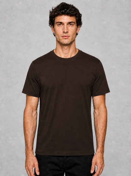Basic Crew Neck Half Sleeve T-Shirt