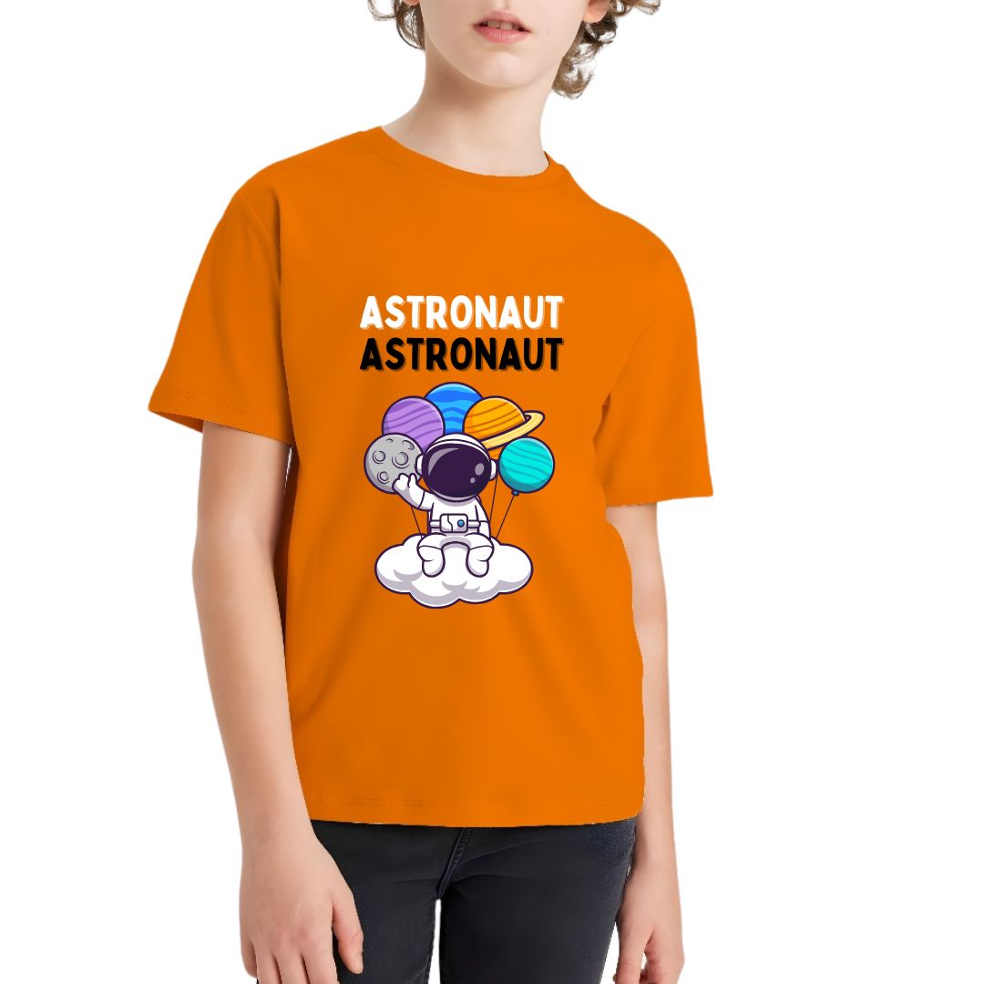 Astronaut Kid Half Sleeve T-Shirt