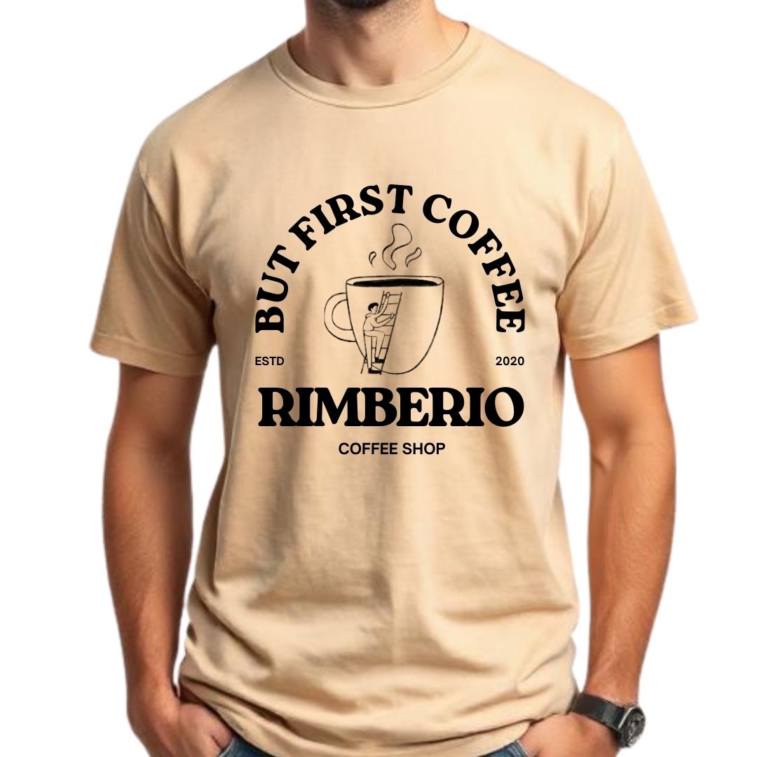 Butt First Coffee Half Sleeve T-Shirt