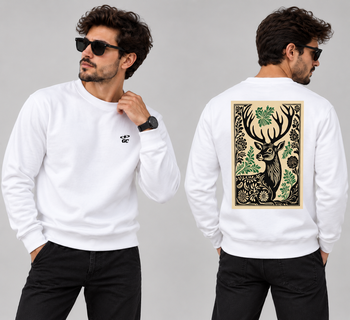 Deer Art Sweatshirt