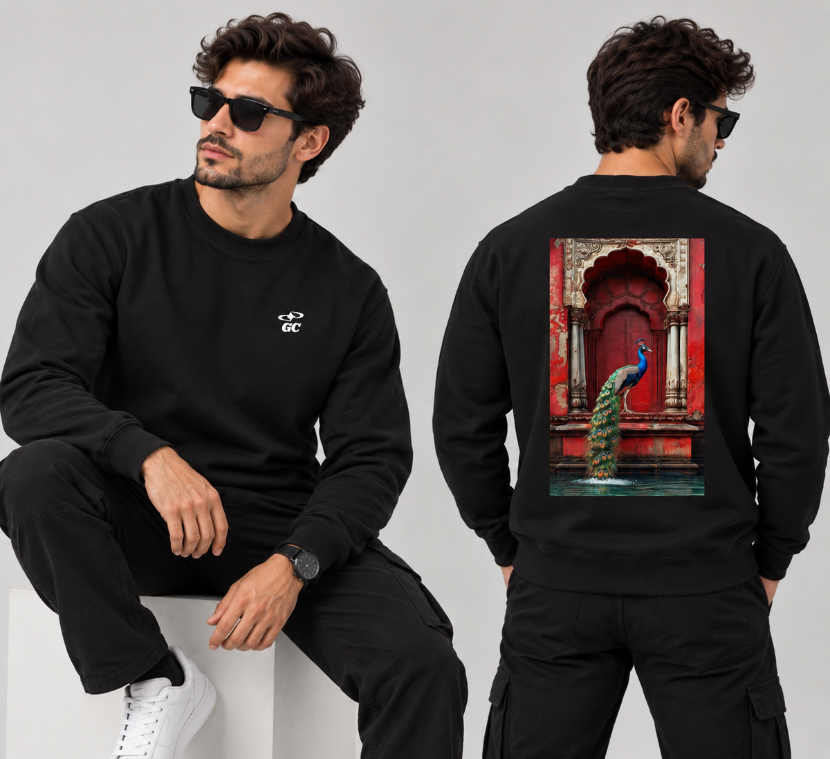 Peacock Painting Sweatshirt