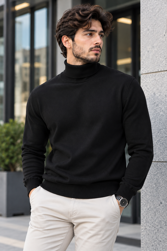 Black High Neck