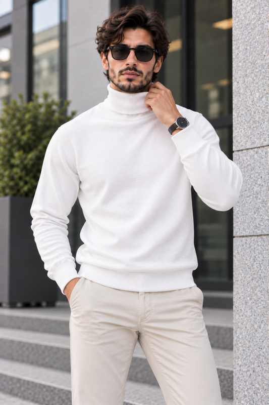 White High Neck