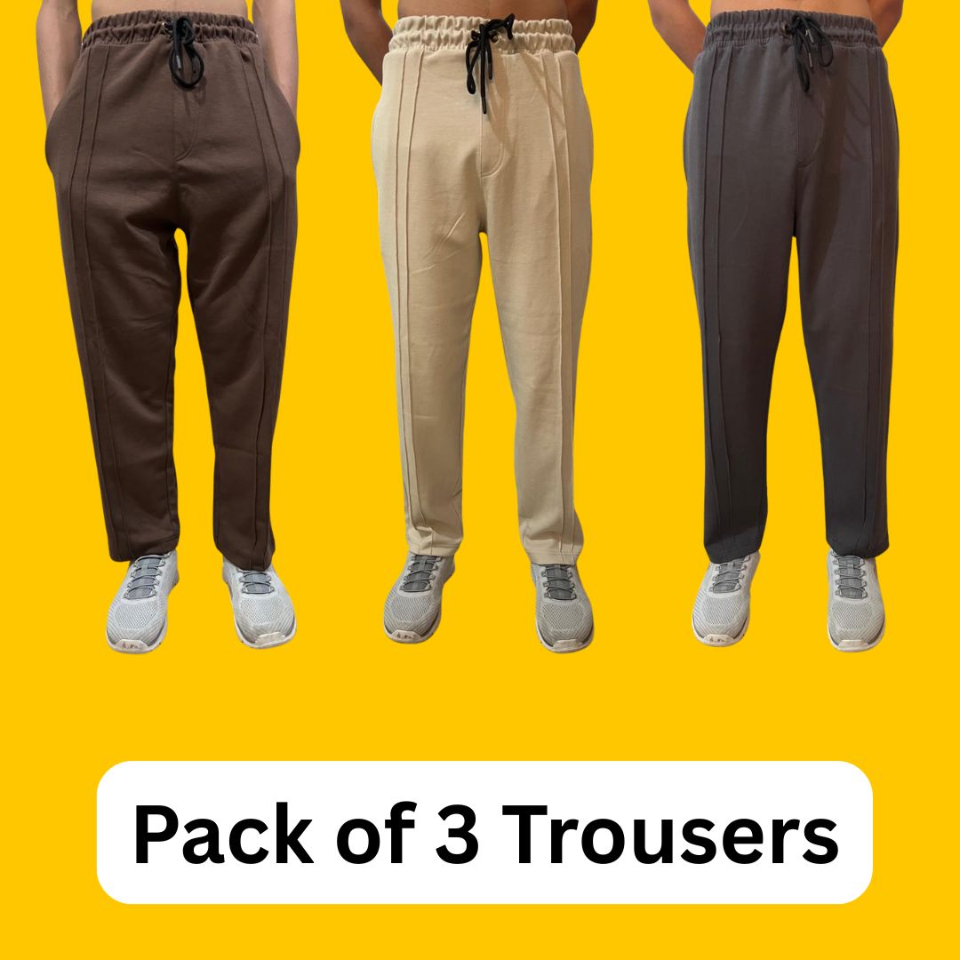 Pack of 3 Basic Trouser
