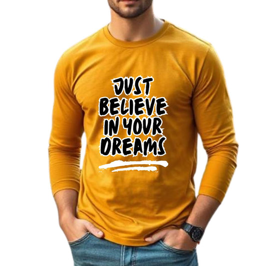 Just Believe Full Sleeve T-shirt