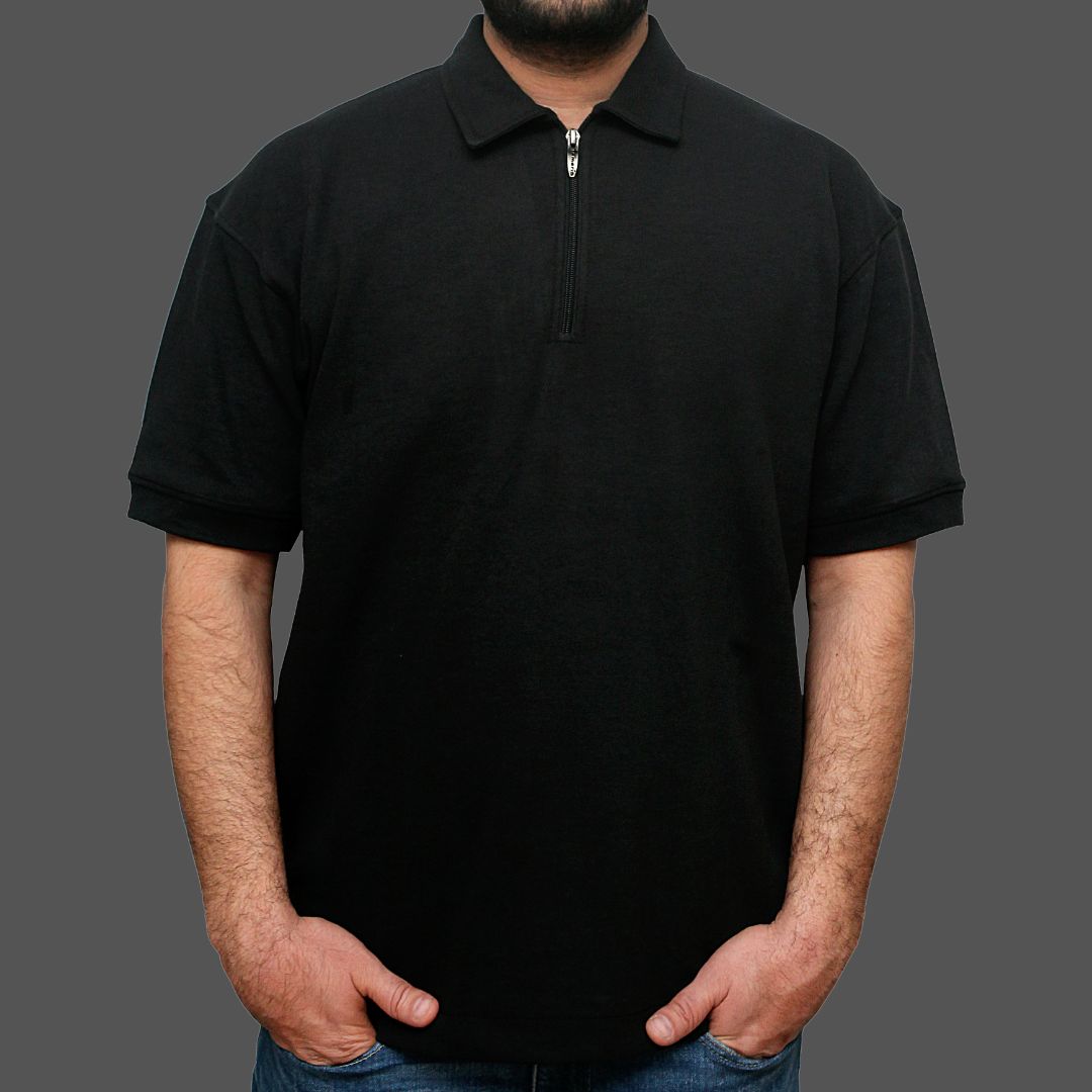 Half Zip Polo Shirt