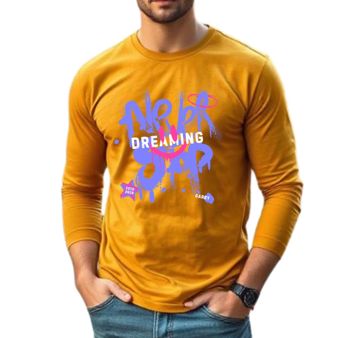 Never Stop Dreaming Full Sleeve T-shirt
