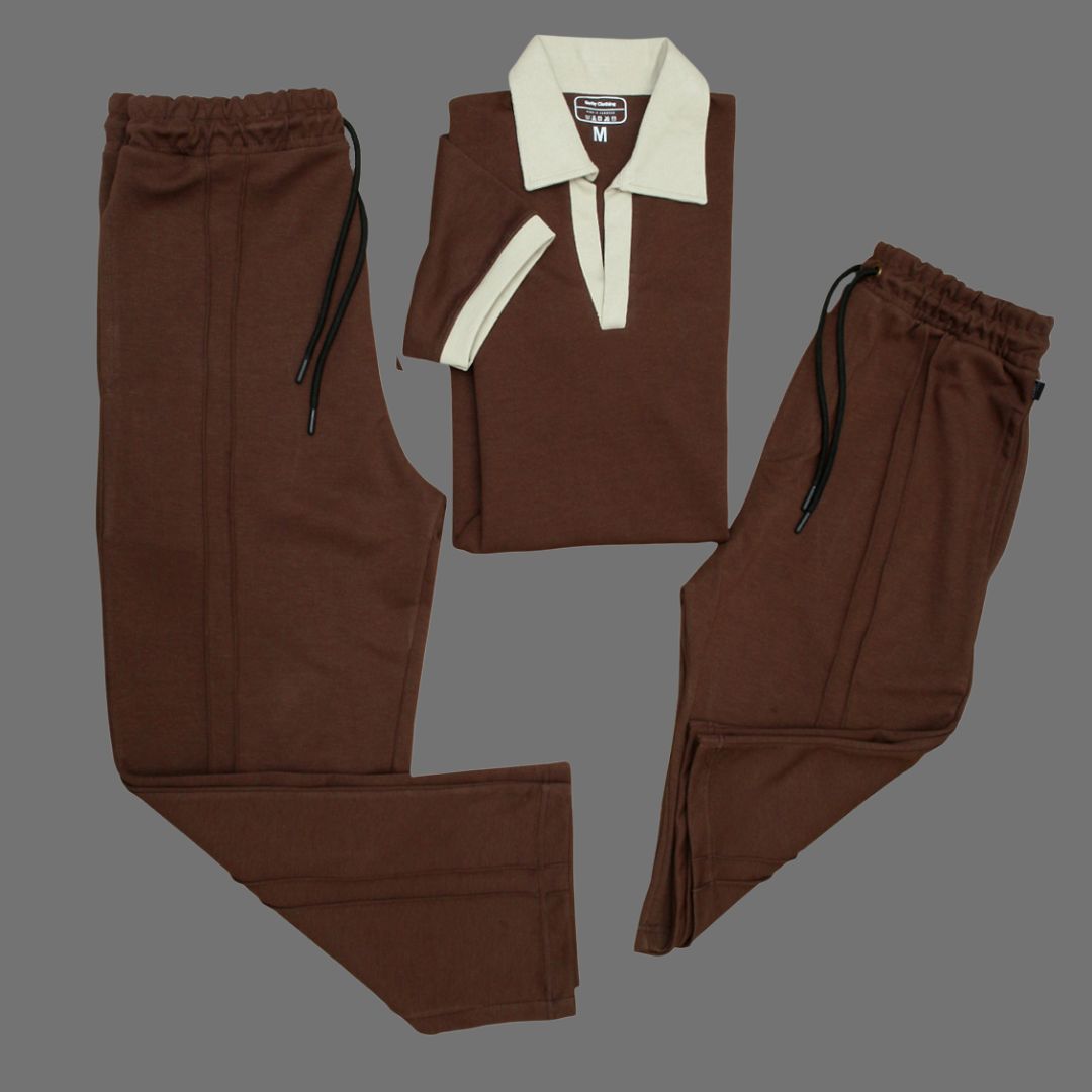 3-Piece Old Money Brown Co-Ord Set