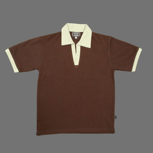 Old Money Brown Polo Shirt