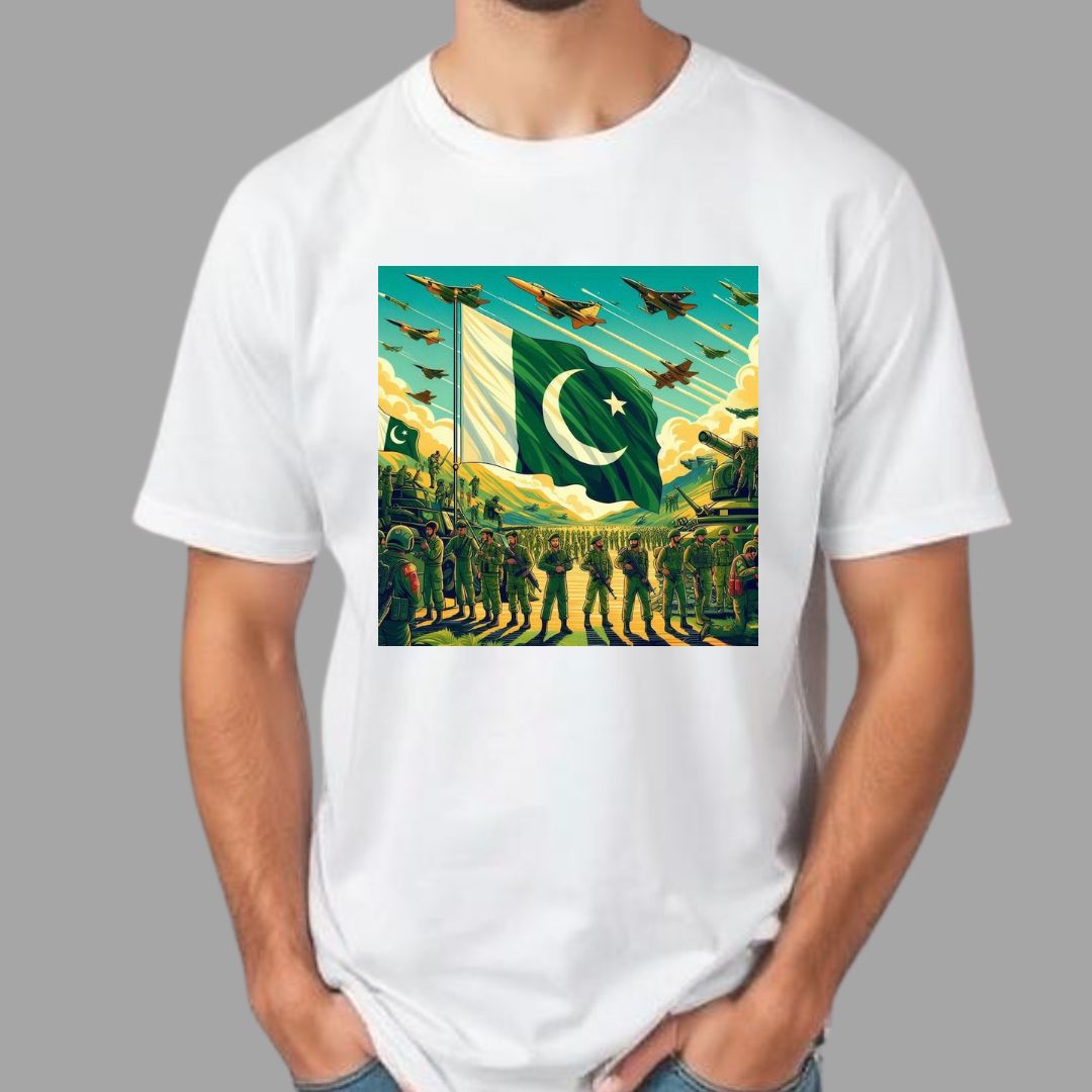 Pakistan Army Half Sleeve T-Shirt