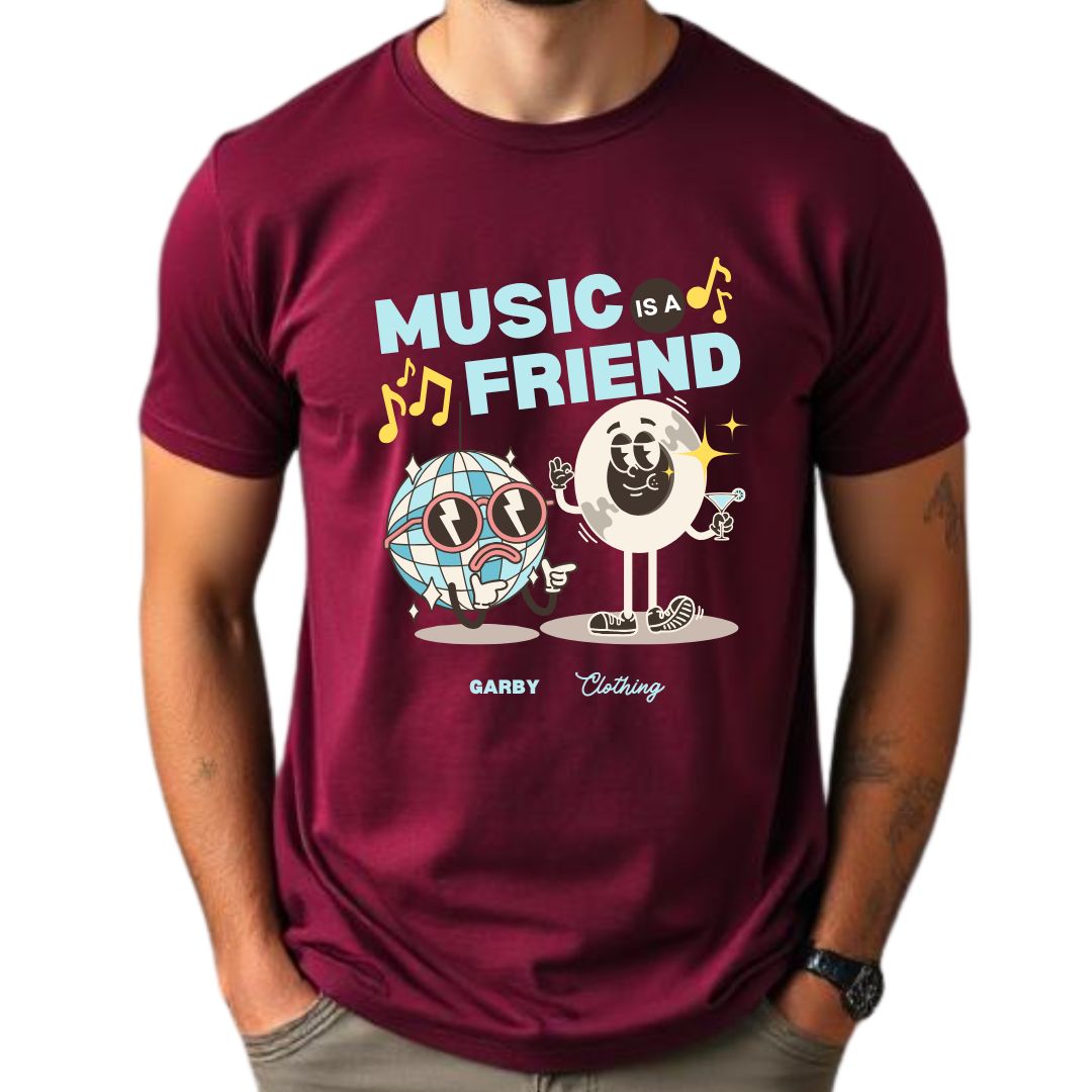 Music Friends Half Sleeve T-Shirt