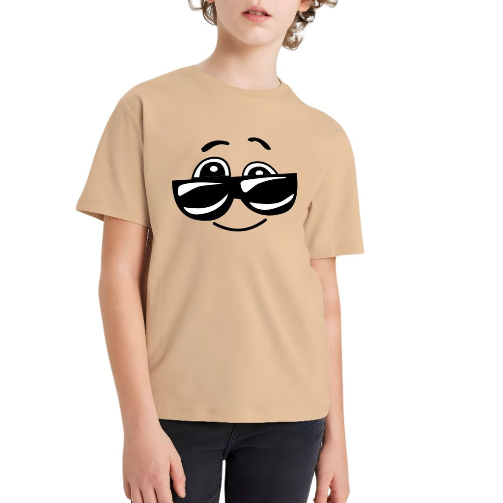 Glasses Kid Half Sleeve T-Shirt