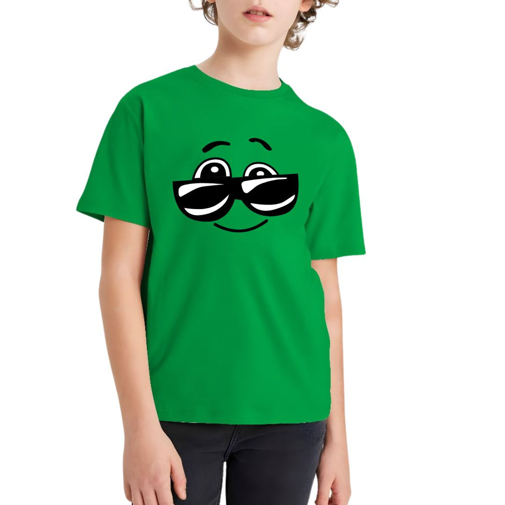 Glasses Kid Half Sleeve T-Shirt
