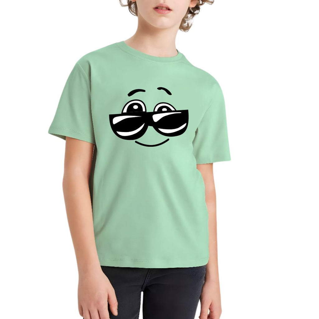 Glasses Kid Half Sleeve T-Shirt