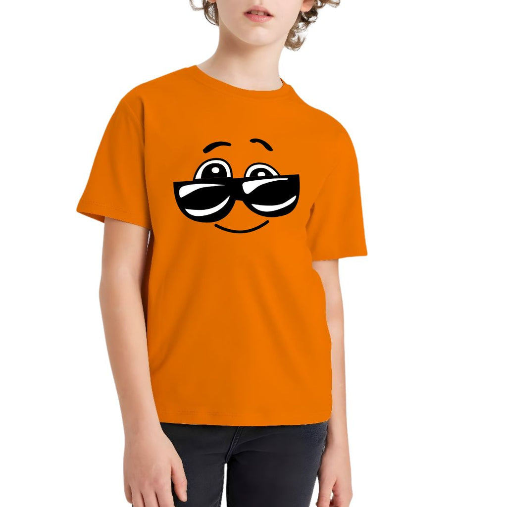 Glasses Kid Half Sleeve T-Shirt