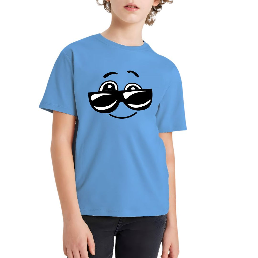 Glasses Kid Half Sleeve T-Shirt