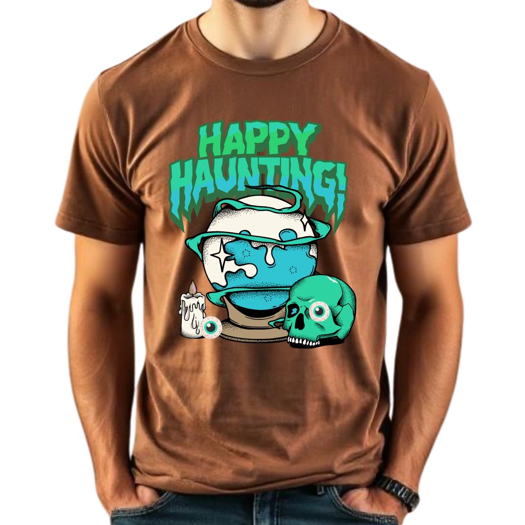Happy Haunting Half Sleeve T-Shirt