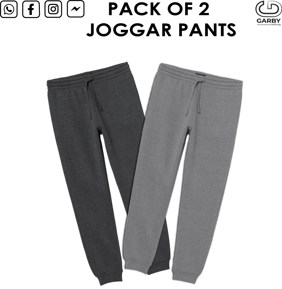 Pack of 2 Jogger Pants