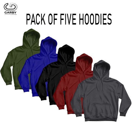 Pack of 5 Hoodies