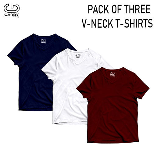 Pack of 3 V-Neck T-Shirt